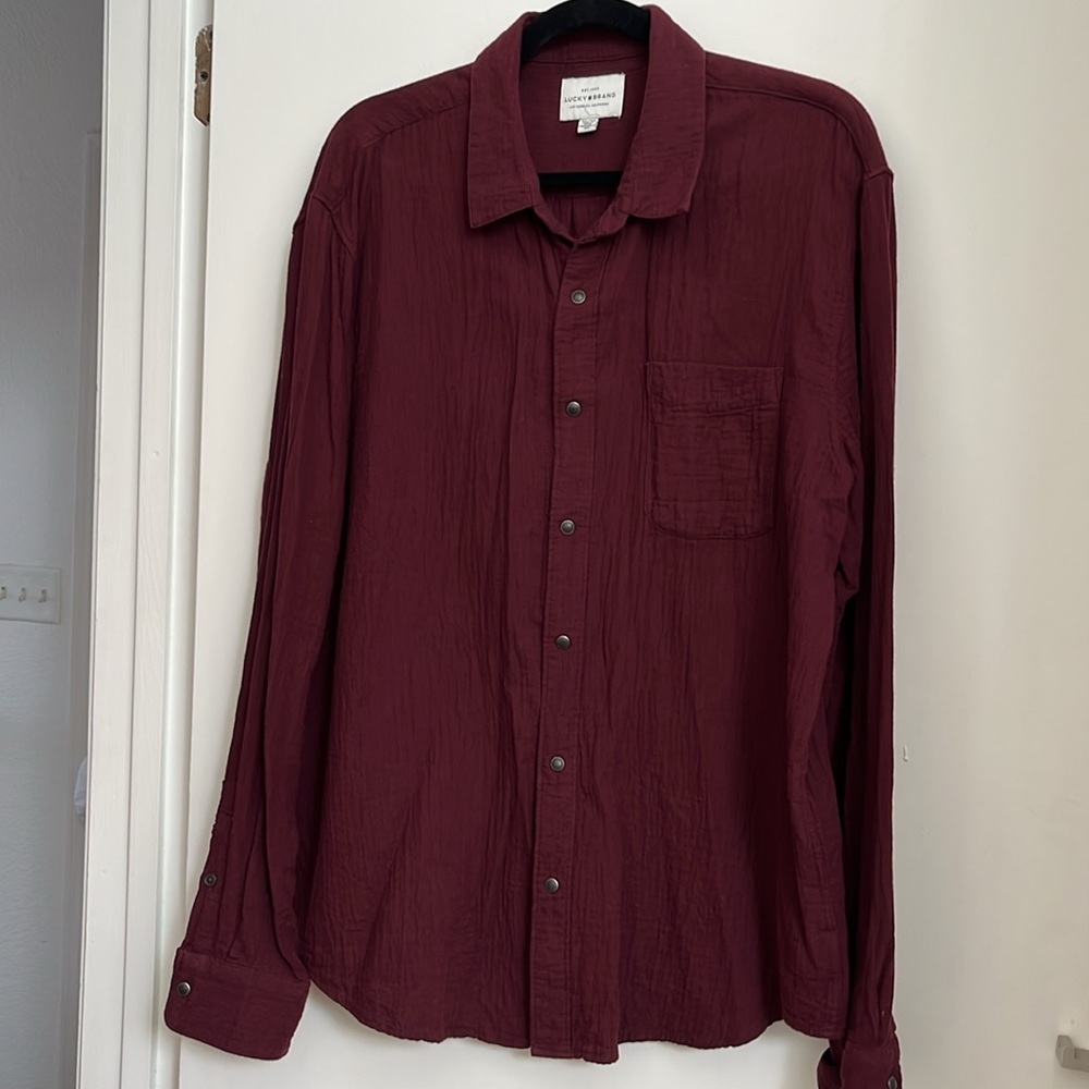 Lucky Brand Cotton Button Down Shirt